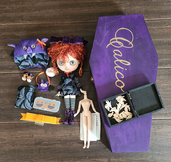 "Calico" custom blythe doll (juniemoon base)