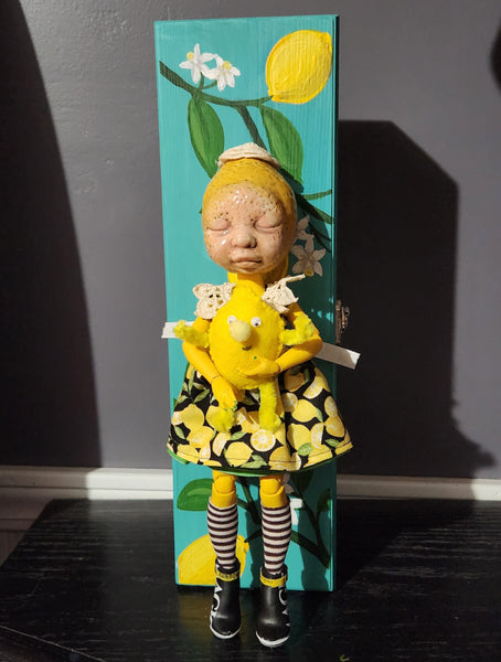 LemonDrop custom doll with ceramic head