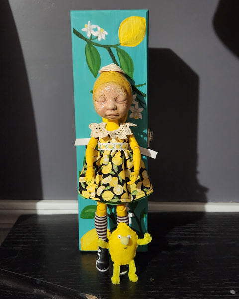 LemonDrop custom doll with ceramic head