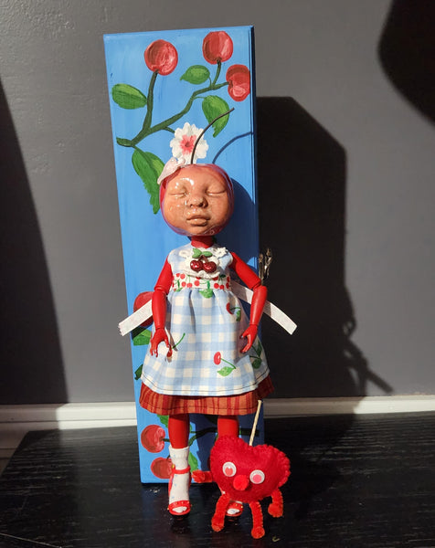CherryBomb custom doll with ceramic head