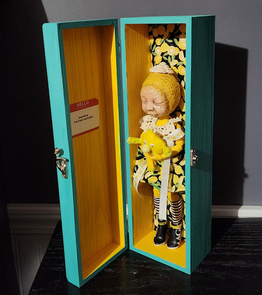 LemonDrop custom doll with ceramic head