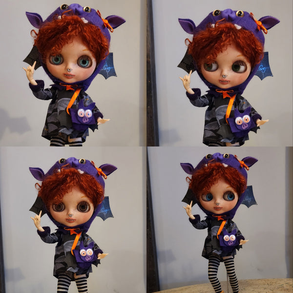 "Calico" custom blythe doll (juniemoon base)