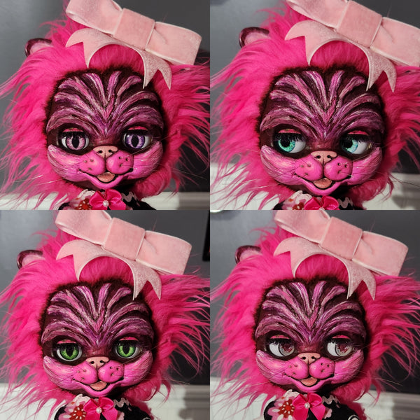 "Tabitha" custom blythe cheshire cat doll on takara base