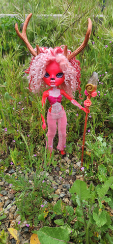 Rose fawn faun custom fashion doll