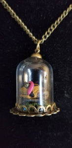 World's tiniest hypno toad terrarium dome pendant