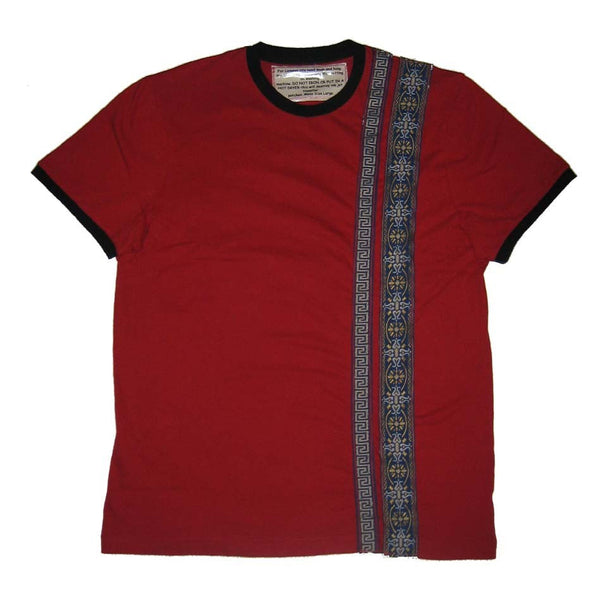 Beck Applique Ringer Tee- Men's Large